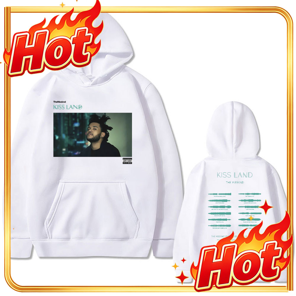 Mens Fashion Clothes - Weeknd Kiss Land Çift Taraflı Baskılı
