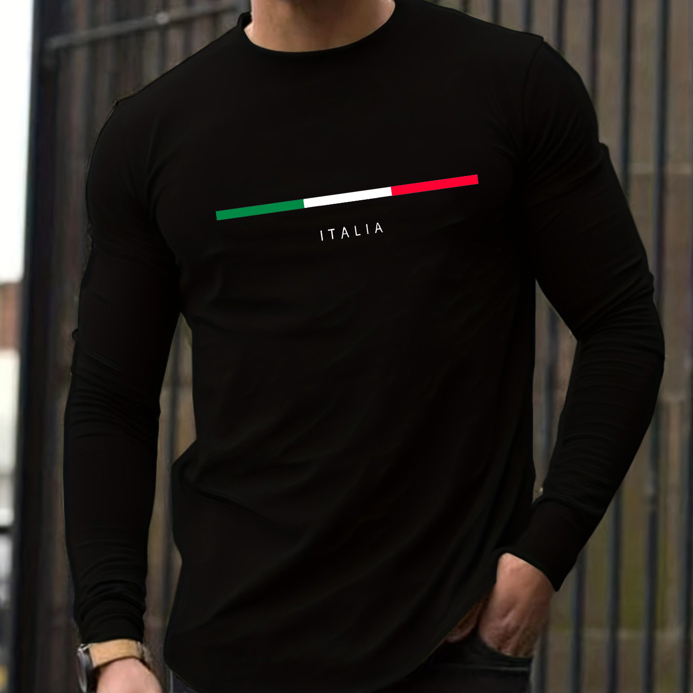 %100 Saf Pamuk Erkek Uzun Koll - Men'S Fashion T Shirts incelemesi ve fiyatı