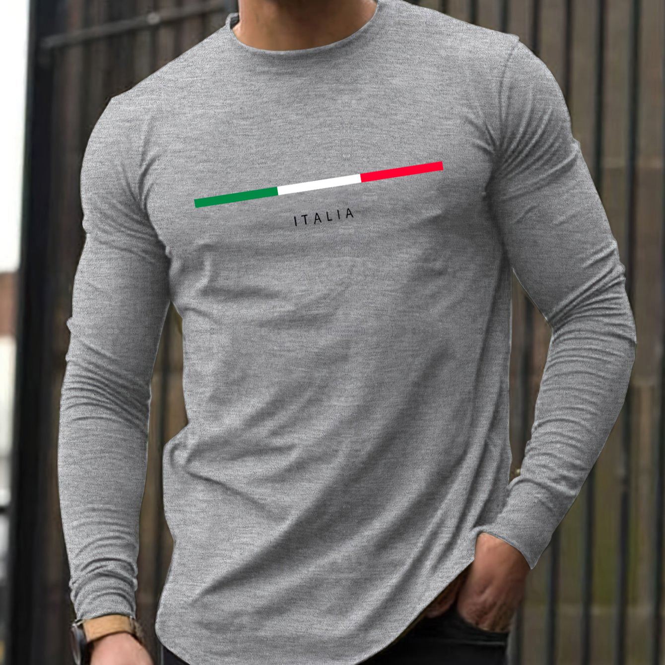 %100 Saf Pamuk Erkek Uzun Koll - Men'S Fashion T Shirts incelemesi ve fiyatı