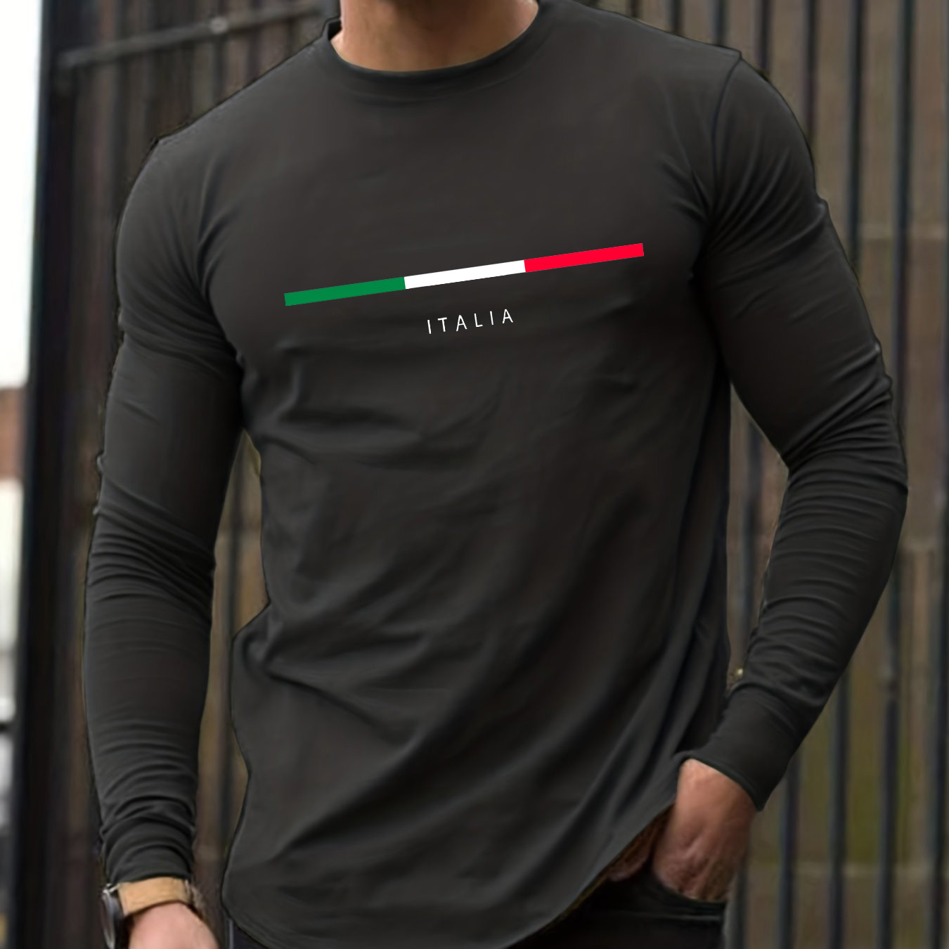 %100 Saf Pamuk Erkek Uzun Koll - Men'S Fashion T Shirts incelemesi ve fiyatı