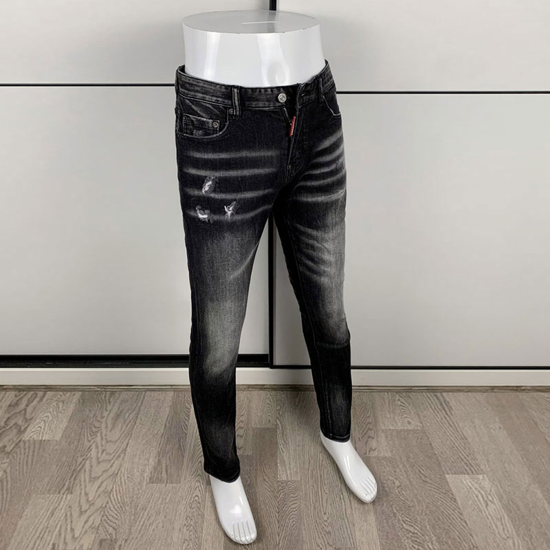 Sokak Modası erkek Sıkı Siyah  - Men'S Fashion Grey Jeans incelemesi ve fiyatı