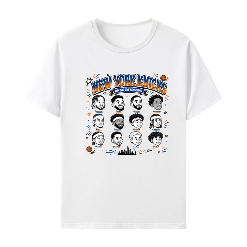 New York Knicks Lineup T-shirt - Men'S Fashion New York incelemesi ve fiyatı