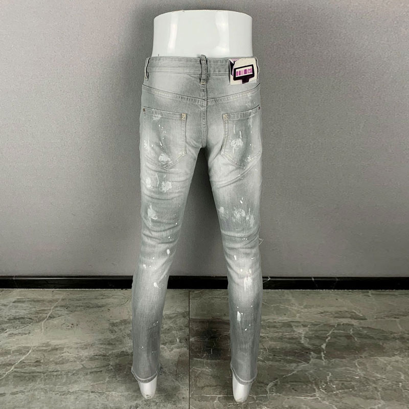 Moda olan yeni erkek jeanleri, - Men'S Fashion Grey Jeans incelemesi ve fiyatı