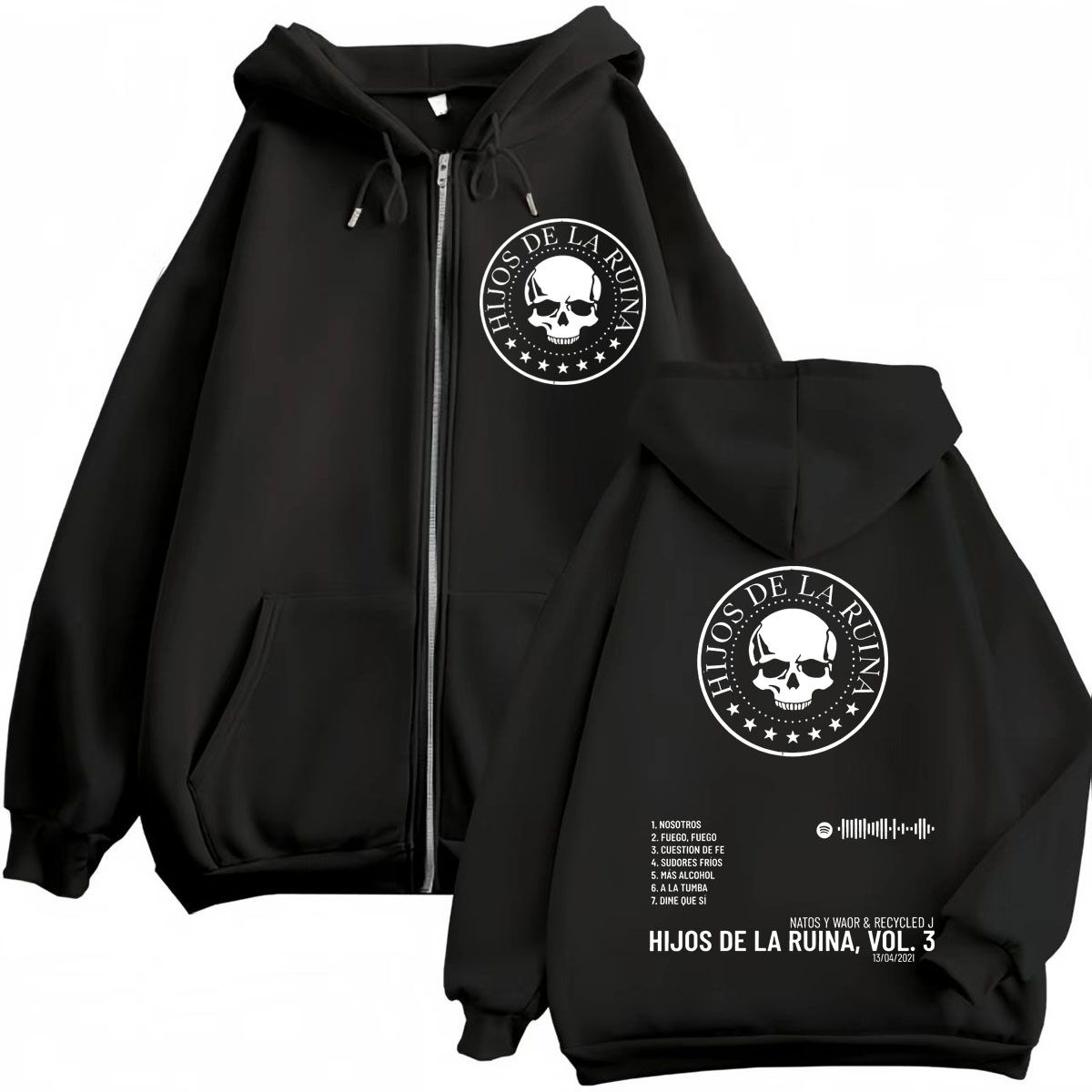 Rap Duo Natos Y Waor Hijos De  - Mens Fashion Zip Up Hoodies incelemesi ve fiyatı