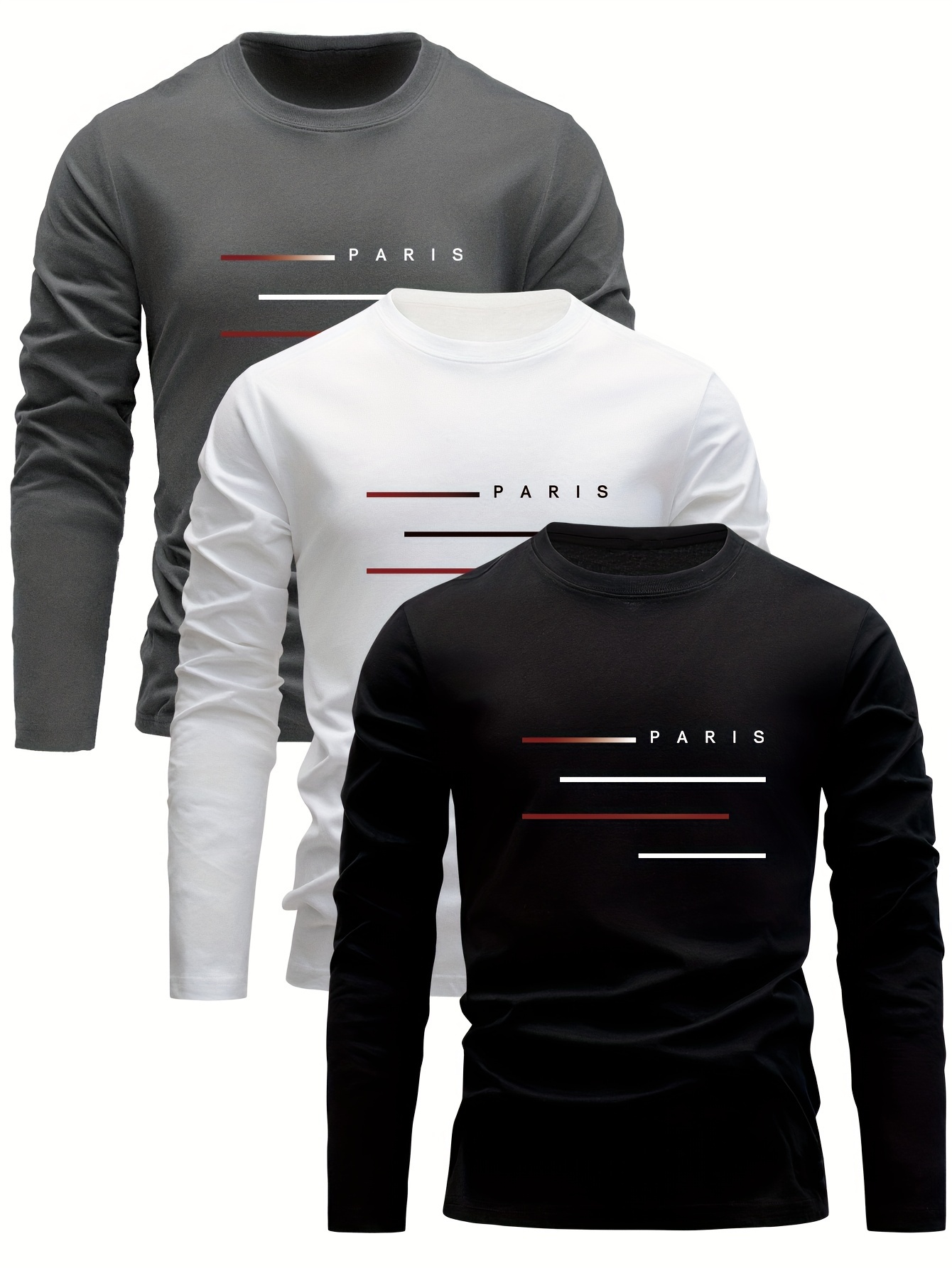 %100 Pamuklu Erkek Uzun Kollu  - Men'S Fashion T Shirts incelemesi ve fiyatı
