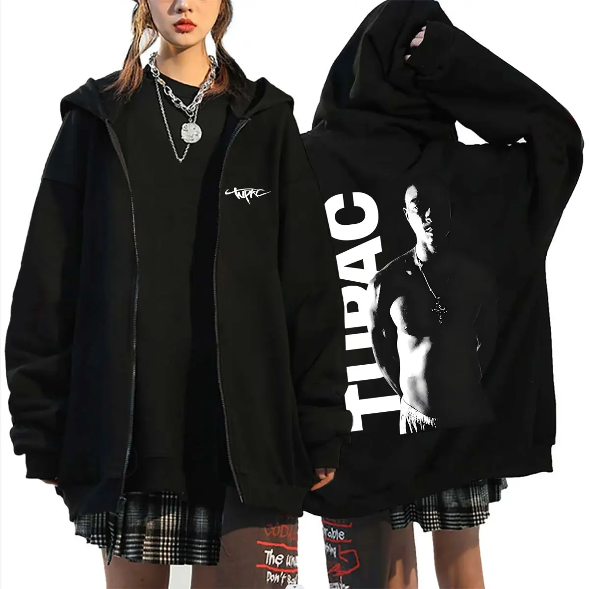 Rapper Tupac 2pac Fermuarlı Ka - Mens Fashion Zip Up Hoodies incelemesi ve fiyatı